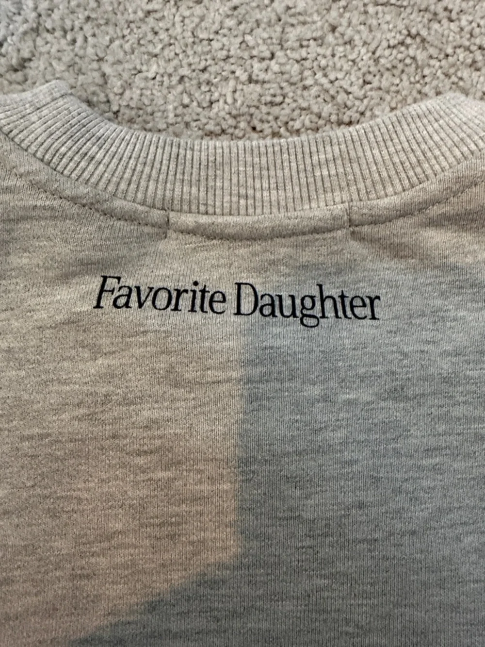 Favorite Daughter Gray Crewneck Sweatshirt with Black 'Go Sports' Graphic - Picture 4 of 4
